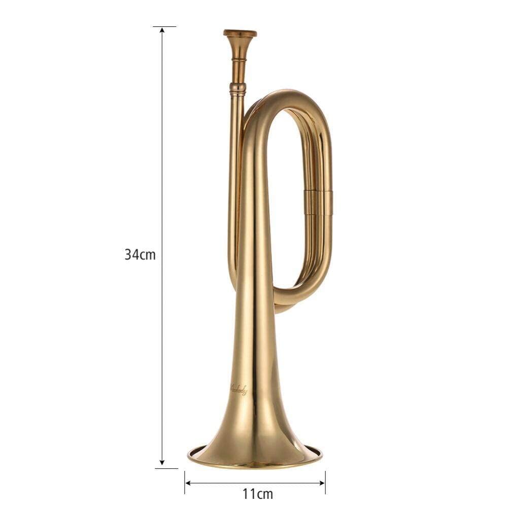 B Flat Bugle Call Trompete Kavallerie -Horn -messinginstrument Mit Mundstück Für Schulband