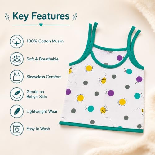 Image of V2M Cotton Jhabla New Born Baby Clothes