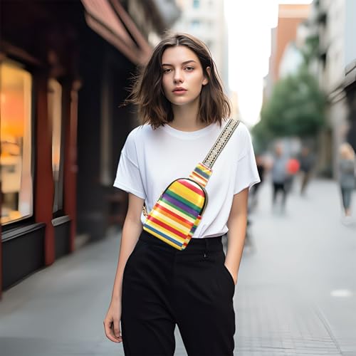 Accessoire Pride Month à rayures colorées avec finitions soignées pour costume - 6