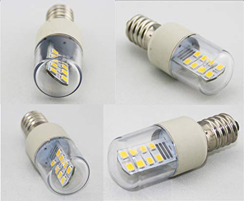 Lxcom Lighting E12 Led Bulb 1 Watt Appliance Bulb 10W Equivalent Candelabra Base Daylight White 6500K Ac110V E12 Base Night Light Bulbs For Ceiling Fan Refrigerator Hood Appliance Lighting,4 Pack #TOP2