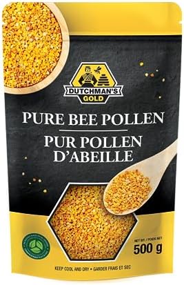 Premium Canadian Bee Pollen - 100% Canadian sourced - No fillers or offshore pollen - by Dutchman's Gold (500 grams)