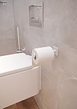 Accesorio para baño que se instala a la pared a través de cinta adhesiva 3m; fácil instalación