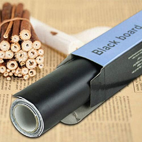 Kassa Large Chalkboard Adhesive Paper Roll 1.4 x 8 Ft 5 Chalks