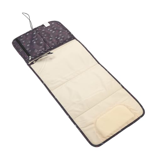 TIKATARER Cambiador de Pañales Portátil, Plegable, Hermético, Tapete de Viaje con Bolsillos de Almacenamiento, Almohadilla de Nailon para Bebés y Niños Pequeños, Tamaño Compacto