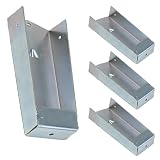 BoxerTool 4 Pack Utility Trailer Stake Pocket Sleeve for Flat Bed Trucks and Trailers - Boxer Style Fleming