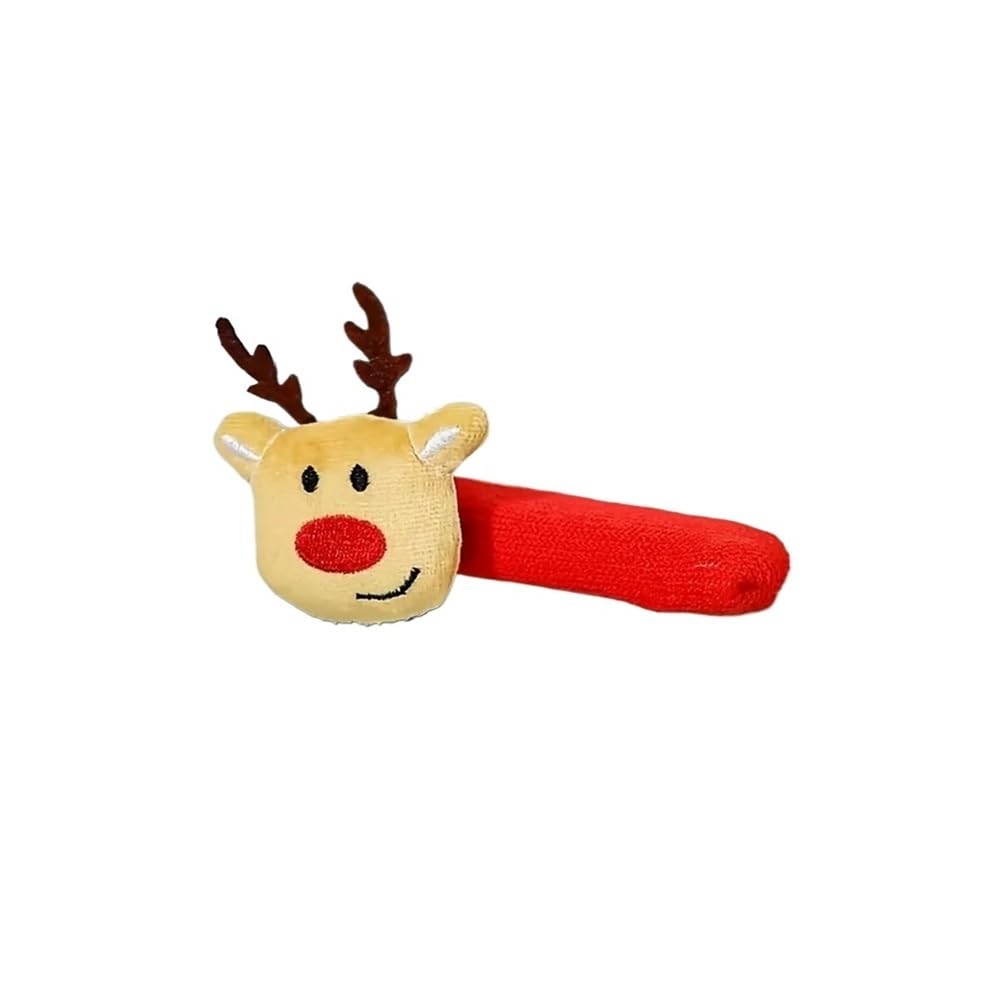 Tianshengqi Christmas Deer 4Pcs Santa Claus Door Handle Decoration Christmas Day Gloves Tree Room Protective Cover Home(Christmas Deer)
