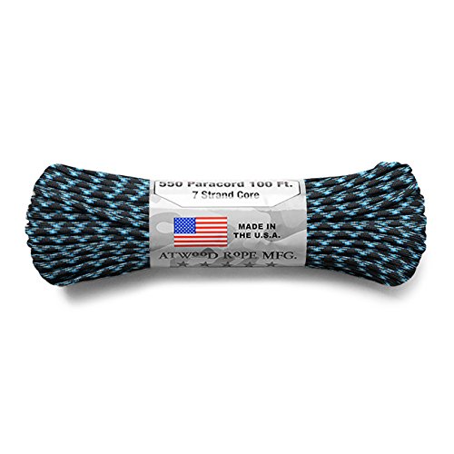 ATWOOD ROPE MFG. AgEbhE[v 7Strand 550Lbs pR[h 100tB[g MADE IN USA (LIGHTNING)pR[h 4mm 3mm 2mm \[v