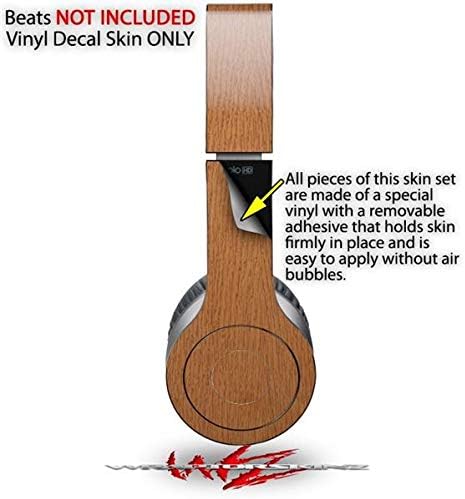 Skin Decal Wrap Works with Original Beats Solo HD Headphones Wood Grain - Oak 02 Skin Only (Headphones NOT Included)