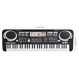 Jouets pour Enfants Musique Multifonction à 61 Touches avec Microphone, Mini Piano électrique, avec 6 Démonstrations, Adapté à La Pratique des Enfants - Les Beatles, Paul McCartney, John Lennon, RIngo Starr, George Harrison Jouets pour Enfants Musique Multifonction à 61 Touches avec Microphone, Mini Piano électrique, avec 6 Démonstrations, Adapté à La Pratique des Enfants – Image 4