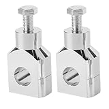 Naroote Collier de Serrage de Guidon, Rehausseur de Guidon en Alliage d'aluminium de qualité Supérieure pour Barres de 2,5 Cm de Diamètre avec Fixation Universelle, pour V Star 650 1100 Shadow