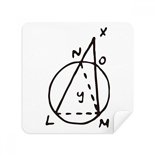 Chiffon de nettoyage mathématiques trigonométriques écran téléphone lunettes suède