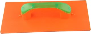 Masonry Plastering Trowel Plastic Concrete Float Tool for Drywall Finishing Interior Exterior Projects Comfortable Grip Orange Green 11 Inch 14.5 Inch(large)