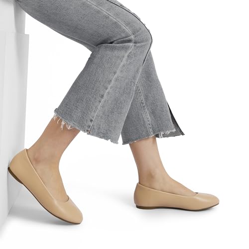 Image of DREAM PAIRS Women's Sole-Simple Ballerina Walking Flats Shoes