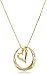 Sterling Silver A Mother's Love Has No End Open Heart Circle Pendant Necklace, 18"