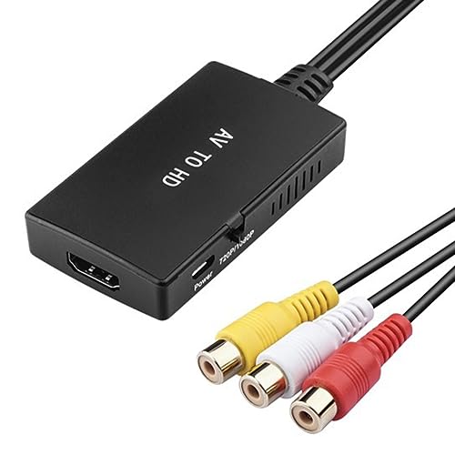 KKM-���u�V���[AV to HDMI4K�R���|�W�b�g 1080/720P�؂�ւ� �y1.0m(4K/HDMI+USB+RCA�ϊ�)�z3�F(�� �� ��)�r�f�I/av�P�[�u�� hdmi �P�[�u���t�� N64�p Wii PS2 Xbox VHS VCR Cam