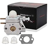 Hipa 753-06190 Carburetor with Primer Bulb for MTD Craftsman Bolens Murray String Trimmer Weed Wacker # WT-973
