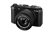 FUJIFILM X-M5 Fotocamera Digitale Mirrorless 26MP, Kit XC15-45mmF3.5-5.6, Sensore CMOS X-Trans 4 APS-C, X-Processor 5, Filmati 6.2K 30p, Schermo LCD 3" Vouch vari-angle, Nero