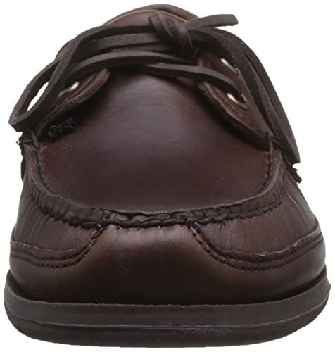 Image of Sebago Endeavor Waterproof Boat Moccasins - All Leather Moccasins for Men with Canoe Moc, Leather Lining, 360 Laces, Non-slip Soles