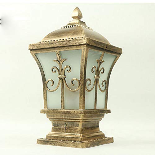 MASODHDFX Porch Lights European-style villa garden lights waterproof outdoor lighting no beside E27 lamp creative retro outdoor balcony