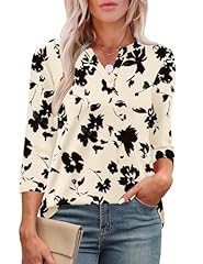 Apricot Black Floral