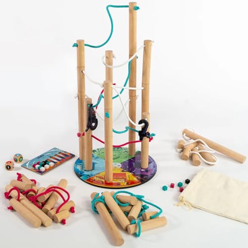 Image of Nekojima | Avoid Mischievous Cats While Carefully Building a Japanese Power Grid | Stacking and Weaving Dexterity Game | Fun Family Game for Kids and Adults Ages 8 and Up | 1 to 5+ Players | 15 Min