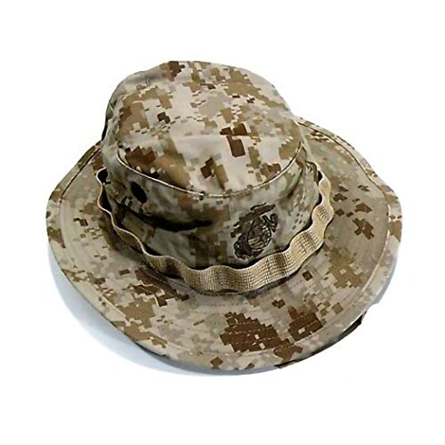 Government Jungle Desert Digital USMC Embroidered Insignia Boonie Hat (MD)