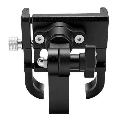UPALDHOU Support de Téléphone pour Vélo, 360° Double Axe en Alliage (Black) – vue 8
