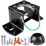 Ceiling Fan Mounting Bracket,AICWIOO Carbon Steel Sloped Cathedral Ceiling Canopy Bracket for Living Room,Outdoor Patio,or Porch with Mounting Hardware(Black)