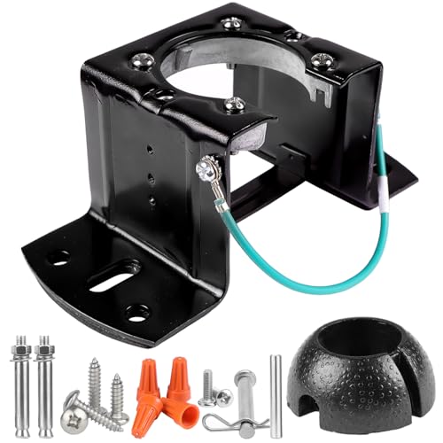 AICWIOO Universal Ceiling Fan Mounting Bracket Complete Kit with Hanger Ball - 2.0mm Heavy Duty...