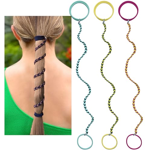 Spiral Hair Ties for Women, 16