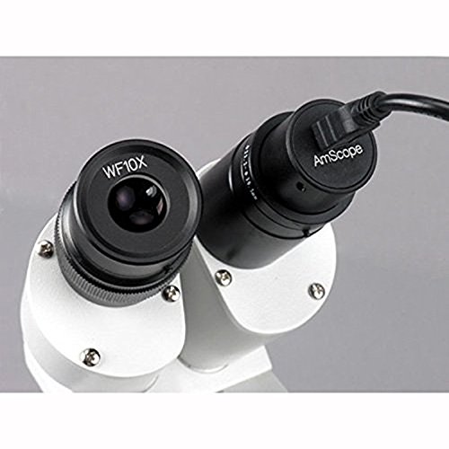 AmScope MD200 2.0MP Digital Microscope Camera for Still and Video Images, 40x Magnification, Eye Tube Mount, USB 2.0 Output, Includes Software - Thumbnail 6