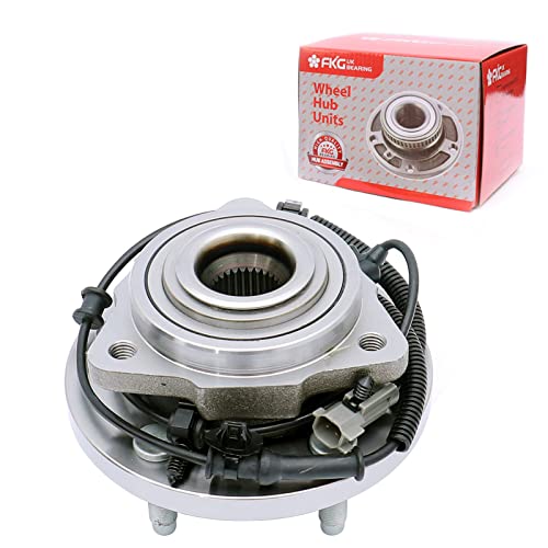 FKG 513234 Front Wheel Bearing Hub Assembly for 2006-2010 Jeep Commander (4WD,RWD), 2005-2010 Jeep Grand Cherokee (4WD,RWD), 5 Lugs W/ABS