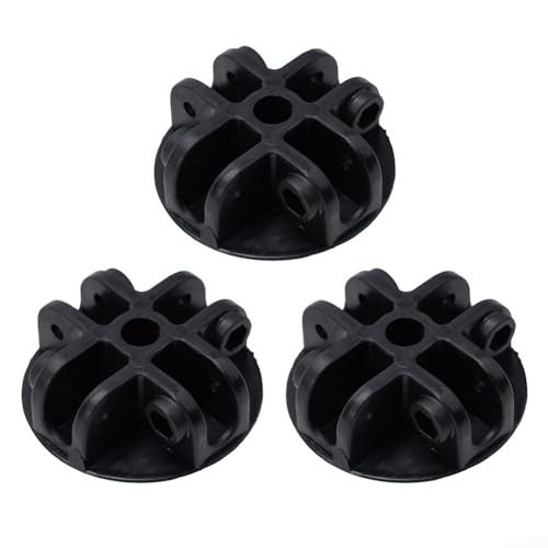 Pop-up Gazebo Tent Spare Parts, 4-Way Roof Centre Connector Bracket Plastic Roof Support for Pavilion Tent Parasol Gazebo(3pcs)