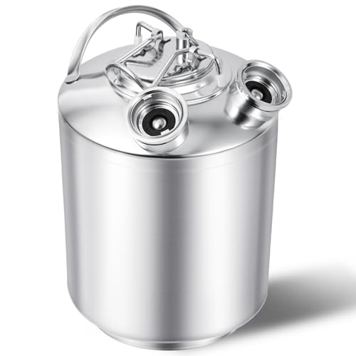 Image of 2.5 Gallon Beer Line Cleaner Keg, Keg Cleaning Kit with 2D Spears