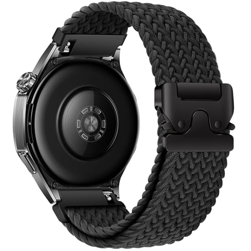 Image of XMUXI 22mm Watch Band Compatible with Huawei Watch GT6 GT5 /GT 4 46mm Nylon Strap Huawei Watch 4 Band for GTR 4 Venu 2 /3,Vivoactive 4 Braided Watch Belt Parachute Metal Clasp(No Watch)
