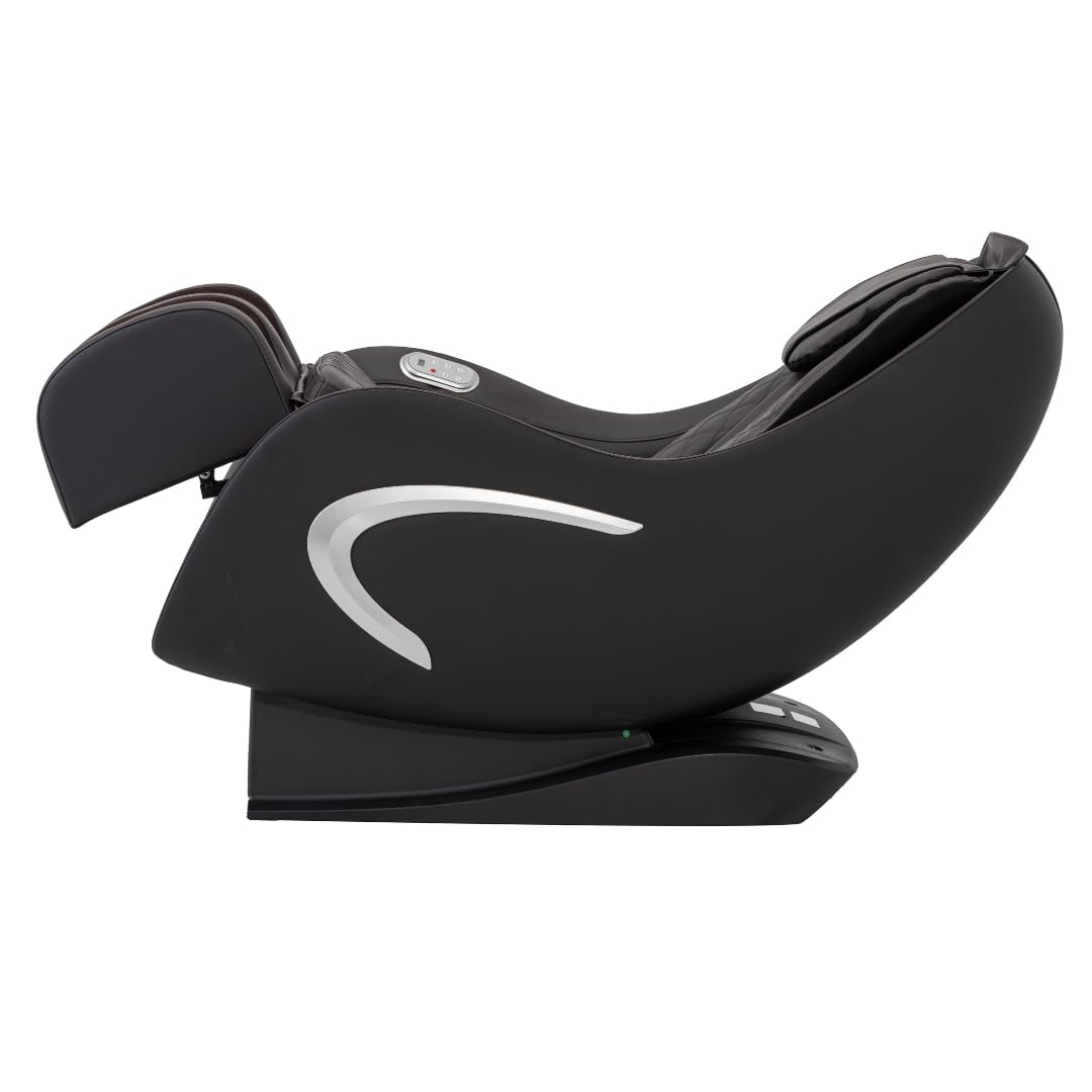 Sanotechnik® Sillón de masaje de lujo, color negro, gravedad cero y elástico 190°, 5 modos de masaje, airbags de pie, Bluetooth, función de calefacción, número de referencia MA2603