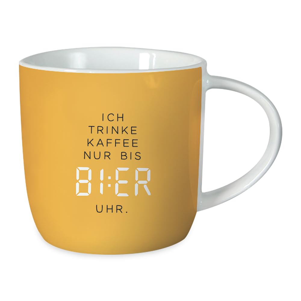 Grafik-Werkstatt Coffee Mug with Saying 300 ml Porcelain Mug BI:ER