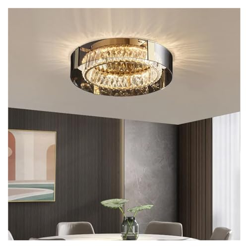 Plafonnier LED cristal K9 Générique moderne : finis les éclairages trop agressifs