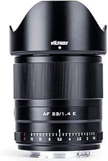 VILTROX 23mm F1.4 f/1.4 Sony E-Mount Auto Focus APS-C Prime Lens for Sony E-Mount Camera A6500 A6300 A6000 A7RⅣ A7RⅢ A7Ⅲ A7RⅡ A7Ⅱ A7S A7R