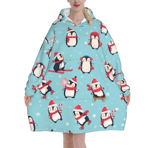 Sweat à capuche couverture en flanelle pour en finir avec les frissons à la maison