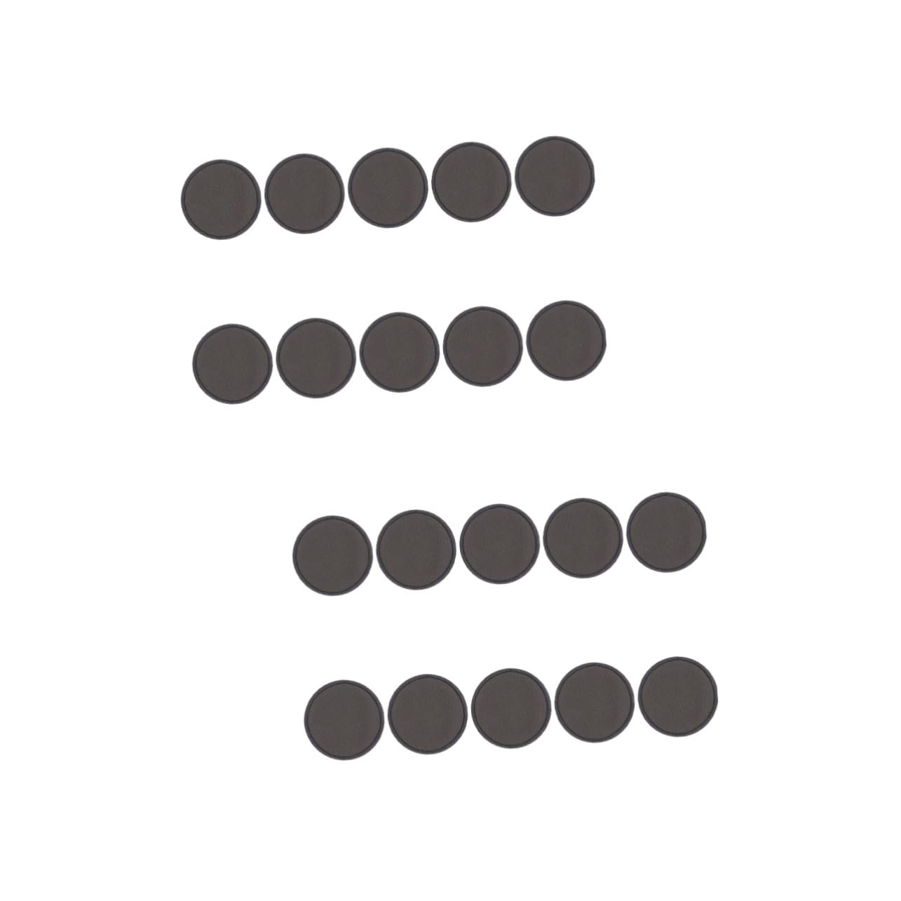 FOMIYES 2sets Washable Makeup Removal Pads Soft Cleaning Reusable Face Cloths Makeup Rounds Pads Removal Towels 10pcs*2