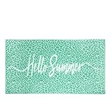 KASANOVA 1 90x170 cm gepunktetes grünes Strandtuch-Sommer, Baumwolle