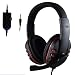 Produktbild 3,5 mm Gamer Over Ear Spiel Spiel Kopfhörer Kopfhörer Stirnband mit Mic Stereo Bass für PS4