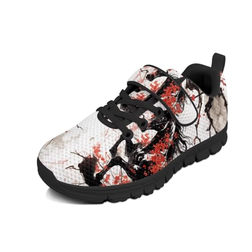 Boys Shoes Kids Single Buckle Sneakers Breathable Athletic Running Tennis Shoes for Little Kid/Big Kid2