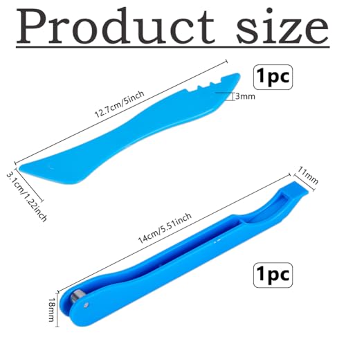 DICOSMETIC 2 Stück 7/32 Zoll Kupferfolie Handfolierer Für Tiffanyglas Handfolierwerkzeug Kits Kunststoff Tiffanyglas Folienwerkzeug Kupferfolienwerkzeuge Für Tiffanyglas DIY
