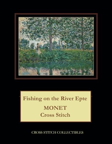 Fishing on the River Epte: Monet Cross Stitch Pattern