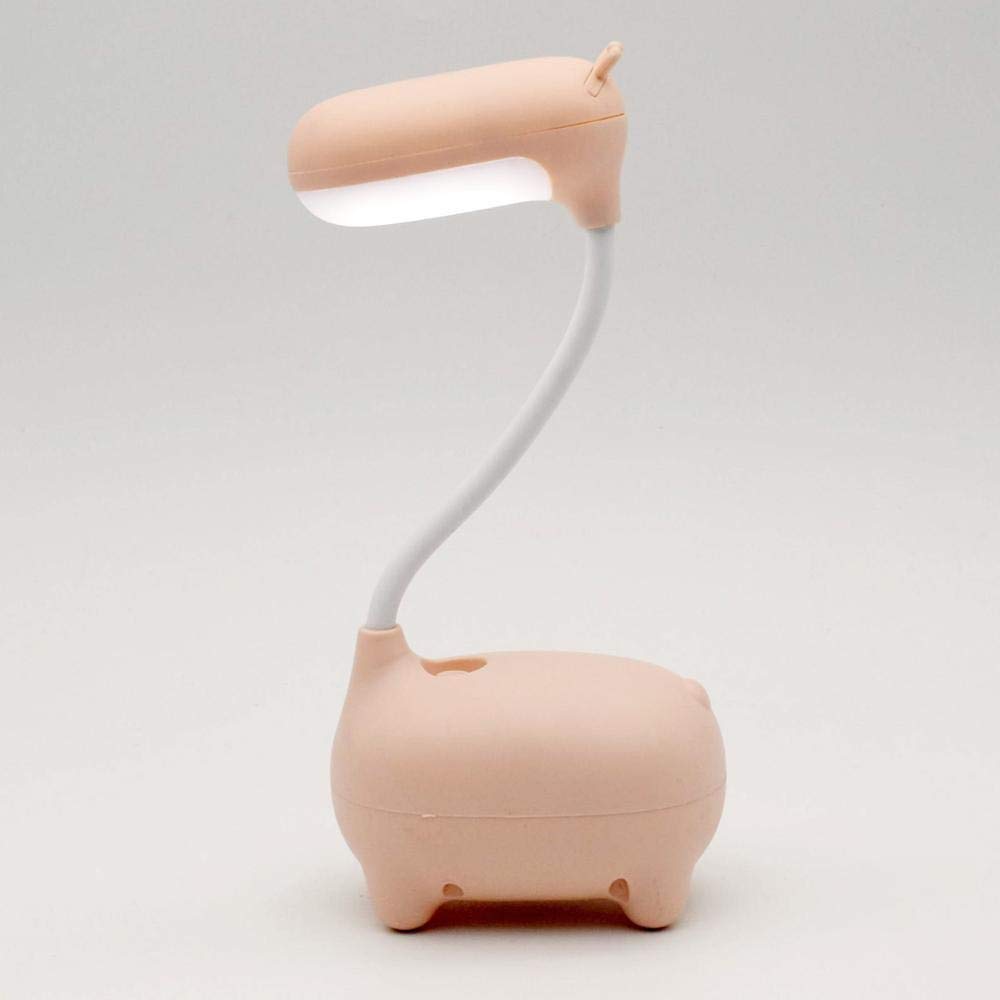Lampe de Bureau Led Lampe de Lecture Usb Lampe de Table Rechargeable Veilleuse Mignonne Pour Enfants Lecture Étude Chevet Chambre Salon/Argento