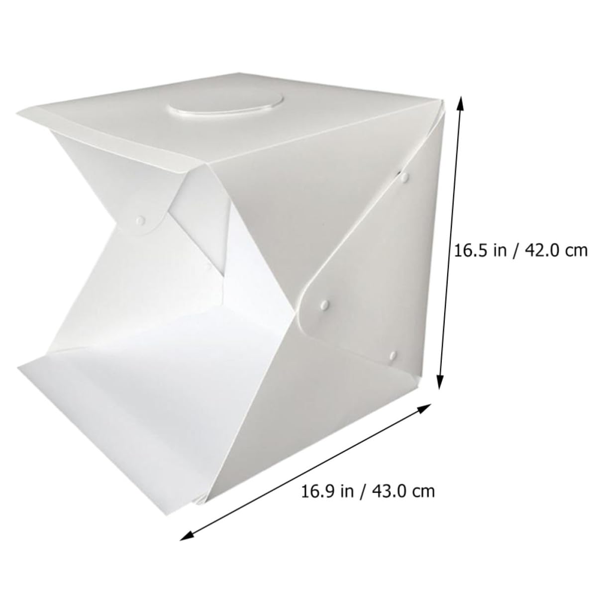 Caja de Luz LED Plegable Portátil 40cm para Fotografía