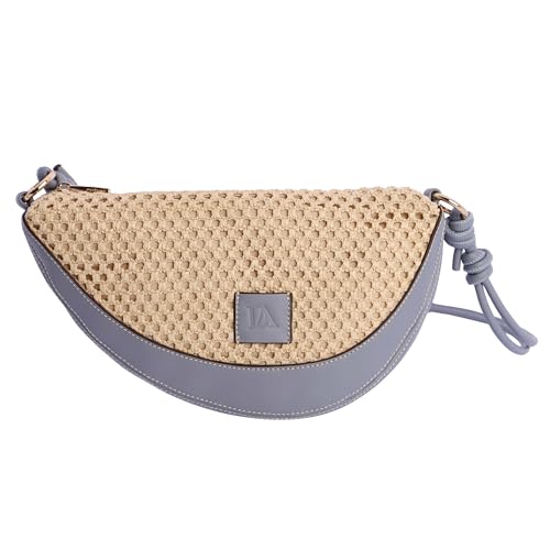 DON ALGODON - Bolso bandolera mujer - Bolso playa - Bolso verano - Bolso rafia - Bolsa para mujer - Bolso mimbre hecho a mano ideal para la playa - Savana