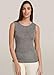 EGI ® Luxury Merino Wool Silk (85% Wool 15% Silk) Tank Top. Proudly Made in Italy. (US, Alpha, Large, X-Large, Regular, Regular, Grigio)